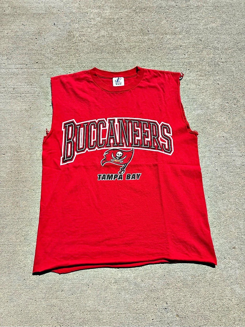 00s Logo ATHL Tampa Bay Buccaneers Cut Off Tank